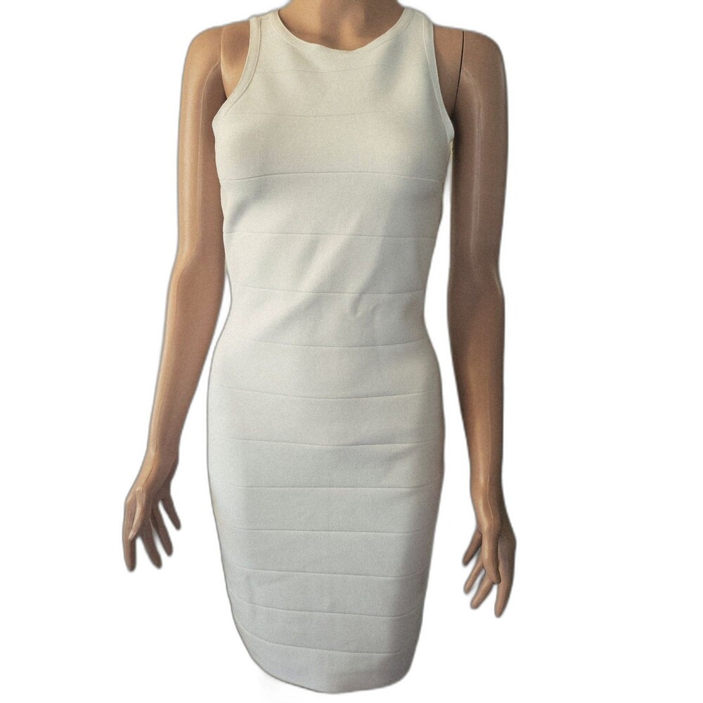 GUESS White Bodycon Cocktail Dress Sleeveless NWT Small